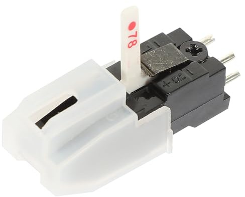 SAFIGLE Puntina per Bianco in ABS Forma Multistrato e Risposta Ampia in Frequenza per Grammofono Accessori Professionali