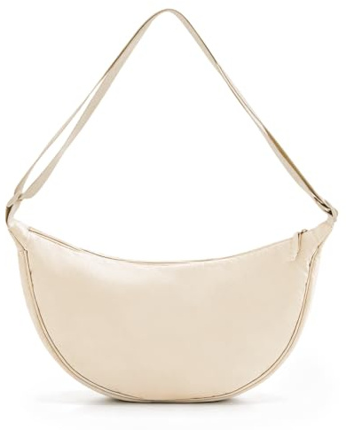 VOESLD Borsa Mezzaluna Donna in Nylon, Borsa a Tracolla | Tracolla regolabile, scomparti multipli, struttura robusta, comoda da trasportare, leggera e confortevole.