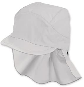 Sterntaler Schirmmütze Nacken Basic - Mädchen Baby- und Kinder Mütze mit Nackenschutz - UV-Schutz 50+ Hut aus Popeline (Bio) - leichte Sommer Kopfbedeckung mit Gummiband