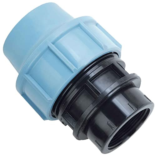 MegaHaustechnik Übergang, 32mm x 1 Zoll IG, PP-Fitting Klemmverbinder