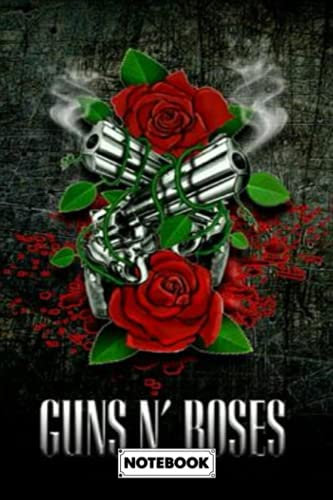 Guns N Roses Notebook: /Journal/journal Great for Birthday or Christmas Gift: Perfect for taking notes , Sketching Soft Matte Cover #89