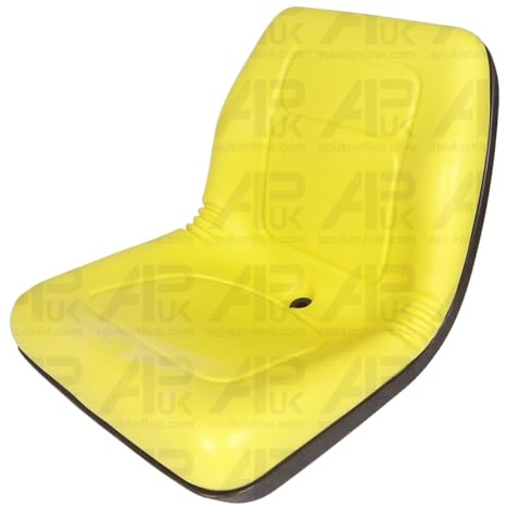 High Back Seat Yellow Replacement for John Deere Gator Ride on Mower Lawn Garden Tractor