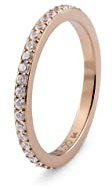 Qudo Vorsteckring ETERNITY rosegold Memoryring Edelstahl rose (60 (20))