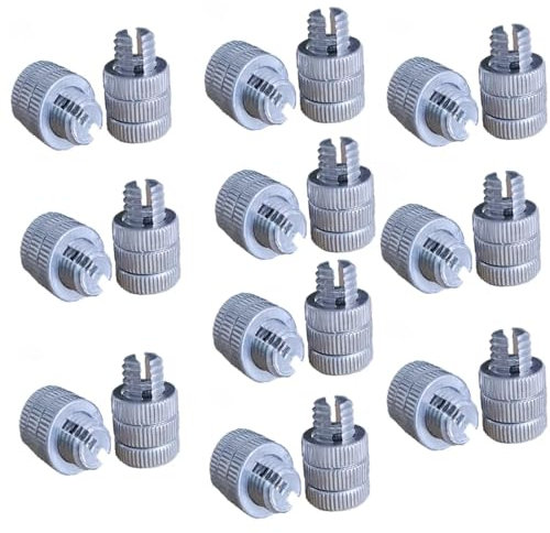 20Pcs Aluminium Alloy Split Bolt Joint Clamp, Electrical Wire Splice Jumper Connector for Multiple High Tensile Electric Fence Wire