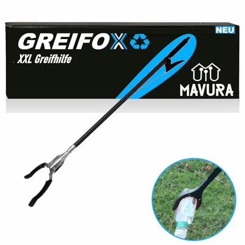 GREIFOX XXL Greifhilfe Greifzange für Senioren Greifarm aus Aluminium