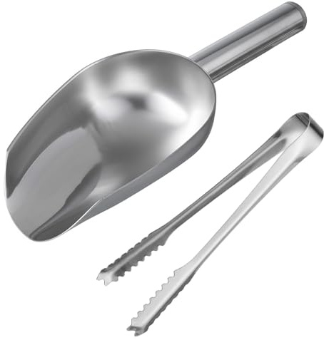 Sweet Candy Buffet Ice Tongs & Scoops (Silver-1 set)
