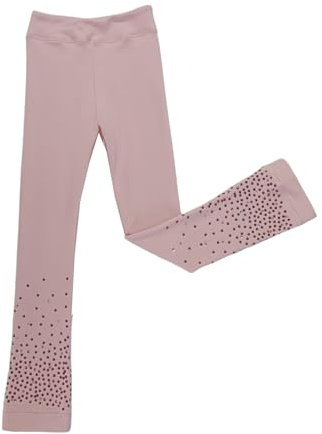 LIUHUO Eiskunstlauf Hosen Jacken Set Mädchen bequeme Trainingsbekleidung Skate Jacke.., Hose, 4-6 år