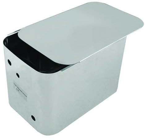 ALLINOX Vaso Di Espansione Aperto In Acciaio INOX AISI 304 Per Camino e Termocamino Impianti Termici KIT Riscaldamento Termostufa o Caldaia (40 LITRI)