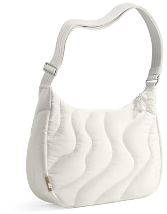 tomtoc 3,5L 9L Borsetta Tracolla Donna Piccola Sling Crossbody, Borsa Donna Puffer Trapuntata Nylon, Borsa Crescent Hobo Viaggio con Tracolla Regolabile e Tasche Interne Organizzate