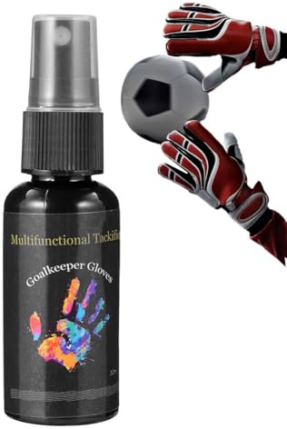 Torwarthandschuhe Spray, Fußballhandschuhe Grip Spray, Torwart Griffspray, Torwarthandschuhe Kleber Rutschfeste, Verbesserte Haftung, Klebespray Handschuhe Kinder Erwachsener Trainingsgeräte, 30ml