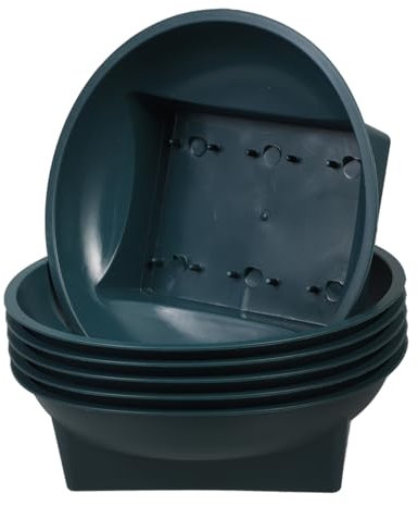 Toddmomy Portafiori Commemorativo per Cimitero 6 Ciotole Floreali Decorativi per Funerali e Composizioni Floreali Realizzati in Materiale PP Resistente e