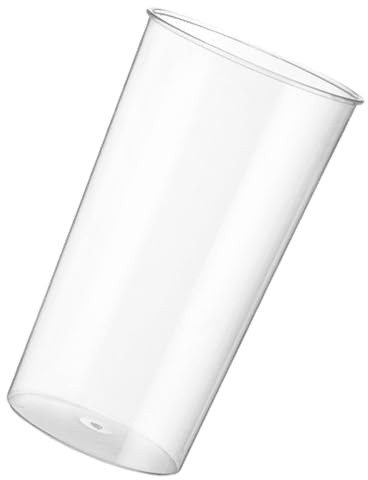 jojofuny Secchiello per Fiori in Pet Trasparente Contenitore Portafiori Resistente in Plastica Infrangibile Vaso per Composizioni Floreali per Ufficio Balcone e Negozi di Fiori Secchio