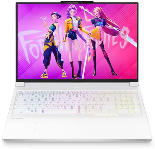 Lenovo Legion 7i Gaming Laptop, 16 2.5K 165Hz OLED 1ms Display, NVIDIA RTX 5060, Intel Core Ultra 7 255HX, 32 GB DDR5 5600MT/s, 1 TB SSD, Wi-Fi 7, Backlit Keyboard, Windows 11 Pro, Glacier White