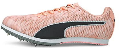 PUMA Evospeed Star 7, Zapatillas de Atletismo Unisex Adulto, Elektro Peach Black Silver, 43 EU