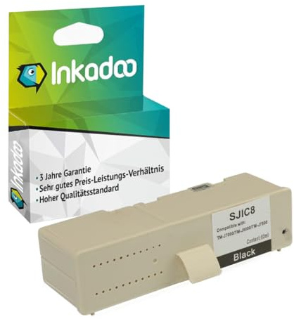 Inkadoo Tinte für Epson C33S020407 / SJIC-8-K Tintenpatrone TM-J 7000 TM-J 7500 p TM-J 9000 TM-J 7500 TM-J 7500 Series
