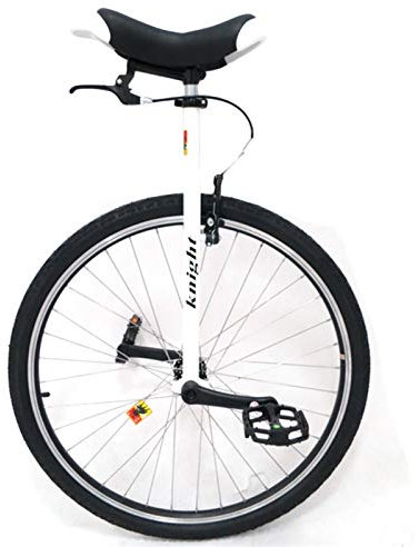 LoJax Freestyle Einrad 28 Zoll Einrad für Erwachsene, große Menschen mit Einer Körpergröße von 160–195 cm (weiß 28 Zoll)