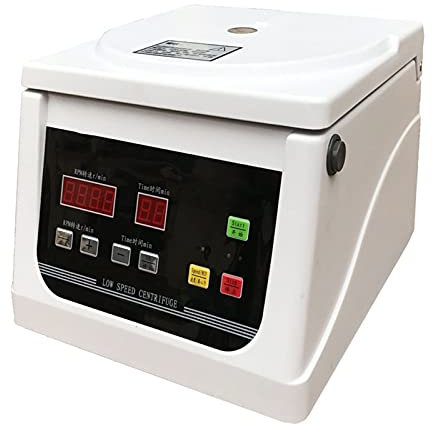 pipetta Centrifuga da banco. PRP. Centrifuga elettrica 4000 rpm Bellezza sierica Centrifuga a bassa velocità 400 0R / min. ,Forniture per attrezzature da laboratorio(Host+4*50ML centrifuge tube rotor)
