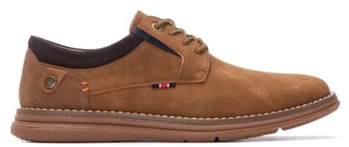 REFRESH - Zapato Hombre Camel - Calzado Cómodo y Versátil - Moda Casual - Modelo 17287301 (Talla 42)
