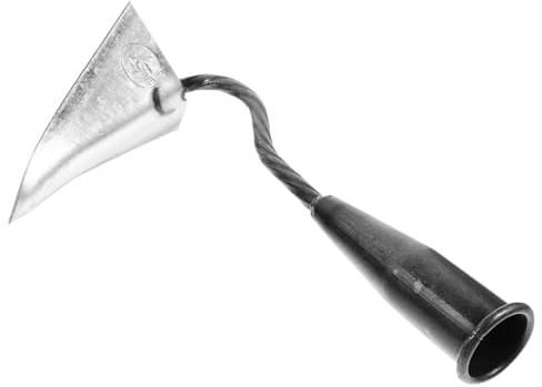 UKCOCO Tête De Houe Triangulaire Outil De Houe Agricole pour Jardinage, Petit Modèle en Acier Inoxydable, Léger Et Solide, pour Creuser, Désherber Et Labourer
