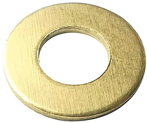 AERZETIX - C19033-100 x Flache Unterlegscheiben - M3 Ф7mm H0.5mm - DIN125A - Messing