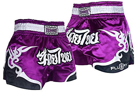 FLUORY Muay Thai Fight Shorts,MMA Shorts Clothing Training Cage Fighting Grappling Martial Arts Kickboxing Shorts Clothing
