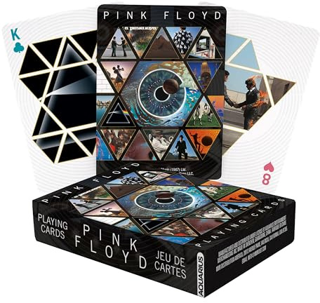 Aquarius Pink Floyd - Baraja de Cartas Temática para Tus Juegos Favoritos - Producto Oficial y Coleccionable