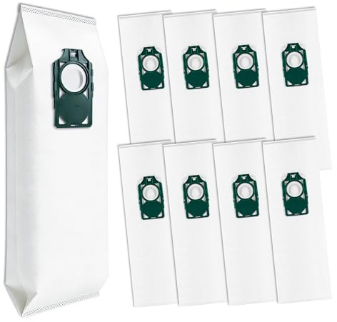 Gudotra 9 Pack Replacement HEPA RLH-6 Vacuum Bags for Riccar SupraLite R10S R10D R10O R10SAND Simplicity Freedom R10S R10D S10P S10SAND Upright Vacuums Cleaner