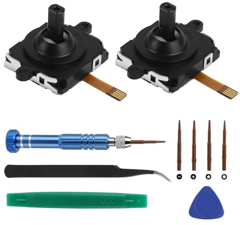 EEEKit 3D Joystick Analog Reparaturkit für Quest 2 Controller, Linken Rechten Daumenstick Ersatzset für VR-Controller
