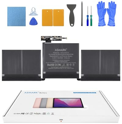 ASMARK-batteri för MacBook Pro 13-tums A1708(2016-2017),A2159,A2289,A2338 Batteri för bärbar dator
