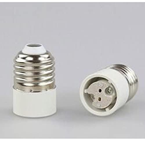 YSJJZRL E14/E27/B22/GU10/G24/E40 - Adaptador de extensión para lámpara (2 unidades, E27 a G4)