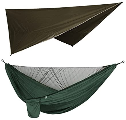Garneck 1 Satz Moskitonetz Baldachin Sonnensegel Zelt zum Campen Zelte schaukel Hängematte mit Markise strapazierfähiges Hängemattenzelt mit Schatten einstellen Campingbedarf