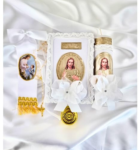 First Communion Candle and Bible - Biblia y Vela de Primera comunión para niño - Vela para Primera comunion para niño - First Communion Candle Set for boy - recuerdos de Primera comunion