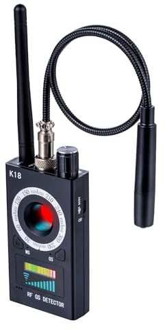 TOPWAY Hidden Camera Detector Anti Spy Bugs Detector GPS Tracking Camera Finder RF Scanner Device Detector for GPS Tracker Wireless Listening Device 330320