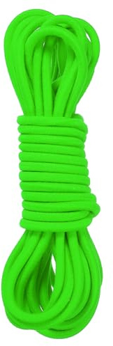 PATIKIL 16,4 Fuß Chinesisches Springseil, buntes Stretch-Sprungseil, chinesisches elastisches Seil zum Springen am Knöchel für Outdoor-Übungen, grün