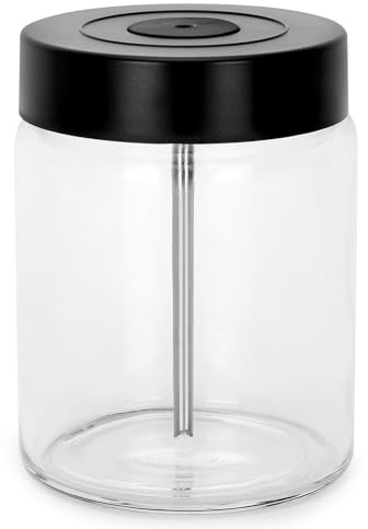 Recipiente de vidrio para leche Miele, compatible con cafeteras Miele CM Desktop, CM 7750 6360 5300 5310 5510 6160 6350, incompatible para cafeteras integradas