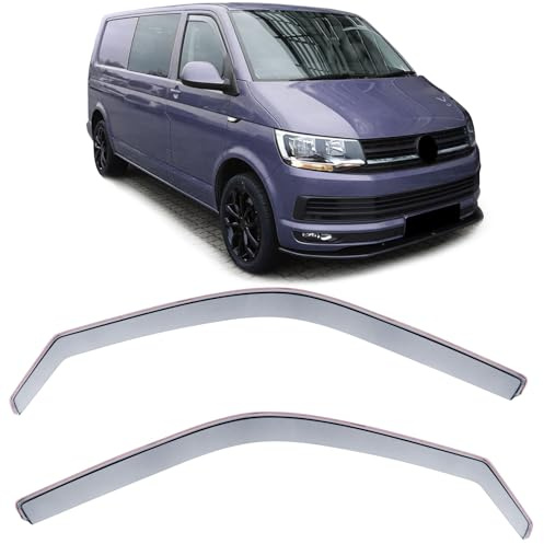Windabweiser Regenabweiser Windschutz Hell für VW T5 Bus Transporter 03-15