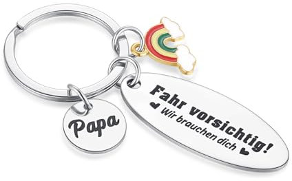 Jusgan Schlüsselanhänger Papa Geschenk für Papa Vatertagsgeschenke für Papa Geschenk Geburtstag Geschenkideen für Papa Weihnachtsgeschenke Papa Bester Papa Geschenk Werdender Papa Geschenk
