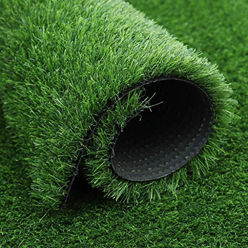 Kunstrasen, 2 cm, realistischer Simulations-Rasenteppich für drinnen und draußen, Garten, Landschaft, Terrasse, 2 x 4 m