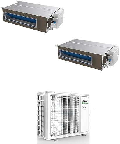 CLIMATIZZATORE DUAL CANALIZZATO 12+12 AUX DC INVERTER A++A+ WI FI READY GAS R-32 U.ESTERNA AM2-H21/4DR3C