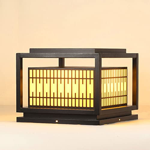 Lampada da palo con Base di Montaggio su molo, Impermeabile, per Esterni, da Giardino, per sentieri Moderni, da interrare, per Esterni, da Giardino, per Patio, con piedis