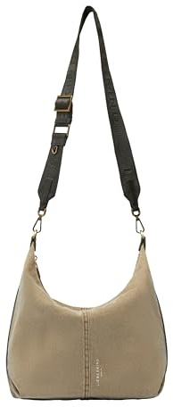 Liebeskind Berlin Damen-Umhängetasche „Paris M“ I Hobo Bag Damen aus Leder mit Schulter- und Crossbody-Riemen I Schultertasche, Hauptfach mit Reißverschluss, 2 Innenfächer I Shoulder Bag