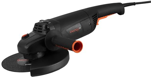 Amoladora Angular Dnipro-M GL-280 2600W 230mm, 6500 RPM, con Soft Start | Empuñadura auxiliar de 3 posiciones │ Peso de 5,9 kg, cable de 3 metros │ Bloqueo de gatillo contra encendidos accidentales