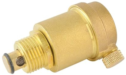 1 stück 1/2 3/4 1 Messing Automatische Entlüftungsventil 1,6 MPa Druck for Solarwarmwasserbereiter Relief Wert Werkzeuge(NPT-1/2)