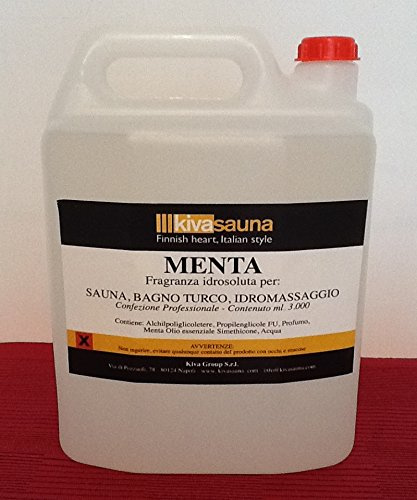 Aceite esencial para baño turco y sauna (menta, 3 L)