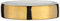 WENKO Porte-savon Nuria, Coupe à savon pour le rangement du savon à main, en céramique haut de gamme avec surface luxueusement structurée, fini or/blanc, 12 x 3 x 8 cm