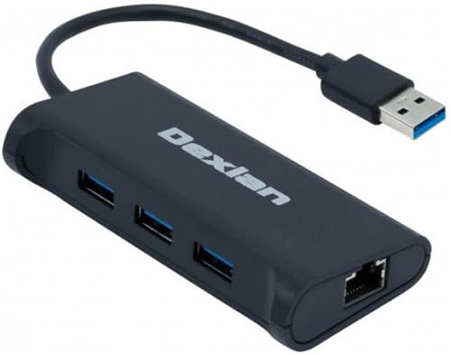 DEXLAN Adapt USB3 0 vers Gigabit Ethernet Hub USB 3p