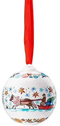 Hutschenreuther Porzellankugel 2020 Weihnachtsbäckerei Ø 6 cm