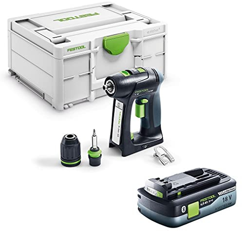 Festool Bohrschrauber C 18-Basic + Akkupack BP 18 Li 4,0 HPC-ASI 577050