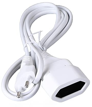 Verlängerungskabel OR-AE-13195/3M Weiß mit Flachstecker 3m