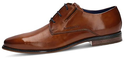 bugatti Armo Comfort, Cordones de Negocios Hombre, coñac, 42 EU